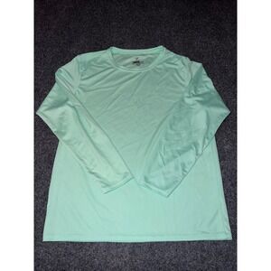 Zorrel Syntrel Mens Large Seafoam Green Long Sleeve Performance Shirt Z100